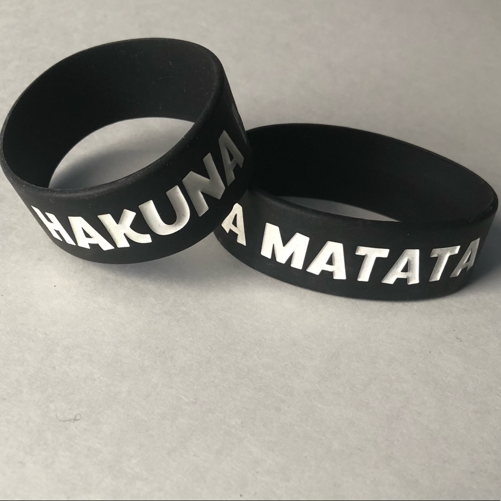 Hakuna Matata Wristbands (2 pack)